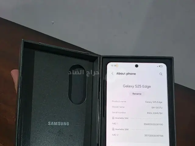 صورة مصغرة 2 من 2 — samsung Galaxy s25 edge جديد مفتوح كرتون