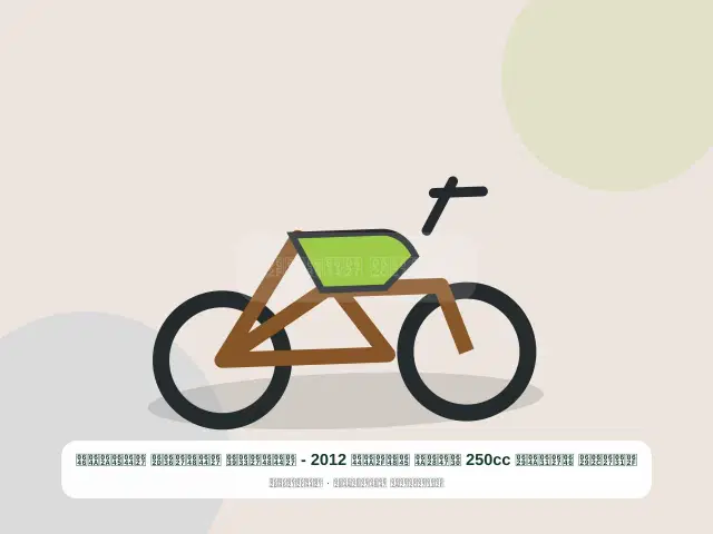 صورة مصغرة 2 من 5 — دراجة نارية 250cc ذهبي موديل 2012 - الواسع الواضح المتين