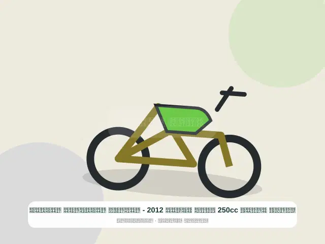 صورة مصغرة 5 من 5 — دراجة نارية 250cc أزرق موديل 2012 - الفاخر المتكامل المتين