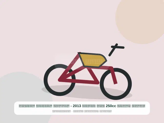 صورة مصغرة 5 من 5 — دراجة نارية 250cc بيج موديل 2013 - الهادئ المميز النظيف