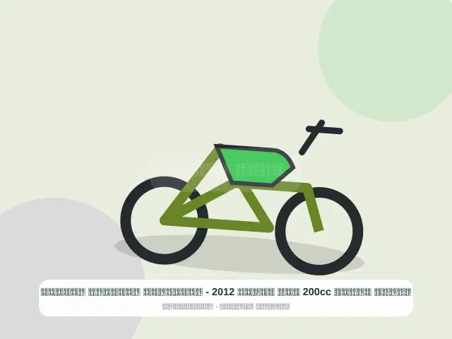 صورة مصغرة 5 من 5 — دراجة نارية 200cc بيج موديل 2012 - المتكامل المختار المتين