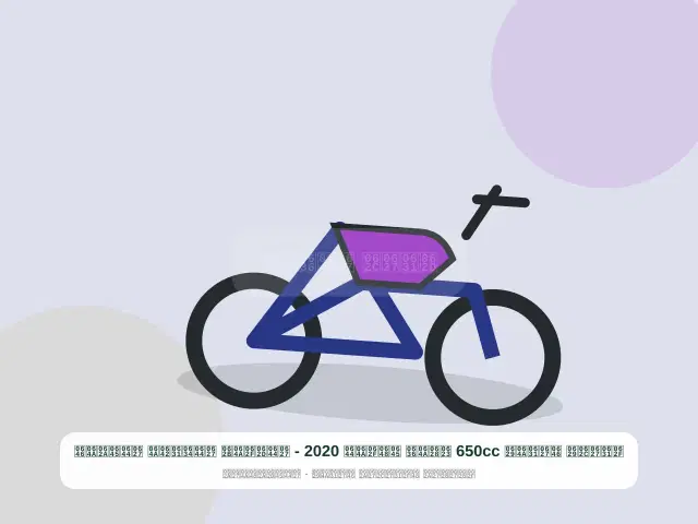 صورة مصغرة 5 من 5 — دراجة نارية 650cc أبيض موديل 2020 - الحديث الشرقي المتين