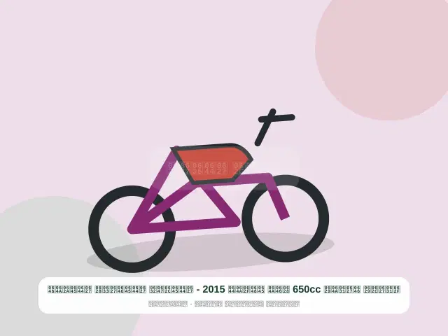 دراجة نارية 650cc بني موديل 2015 - المجهز المناسب المتين