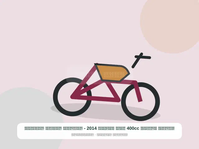 صورة مصغرة 5 من 5 — دراجة نارية 400cc فضي موديل 2014 - الراقي المرن المتين